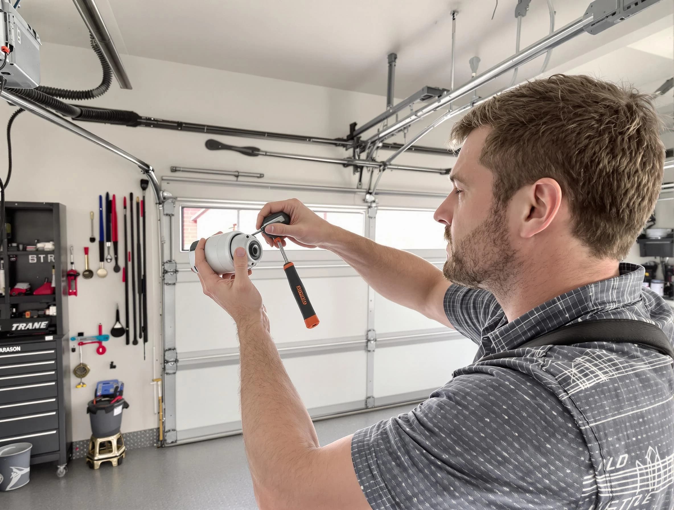 Garage door opener repair service by Englewood Garage Door Repair in Englewood