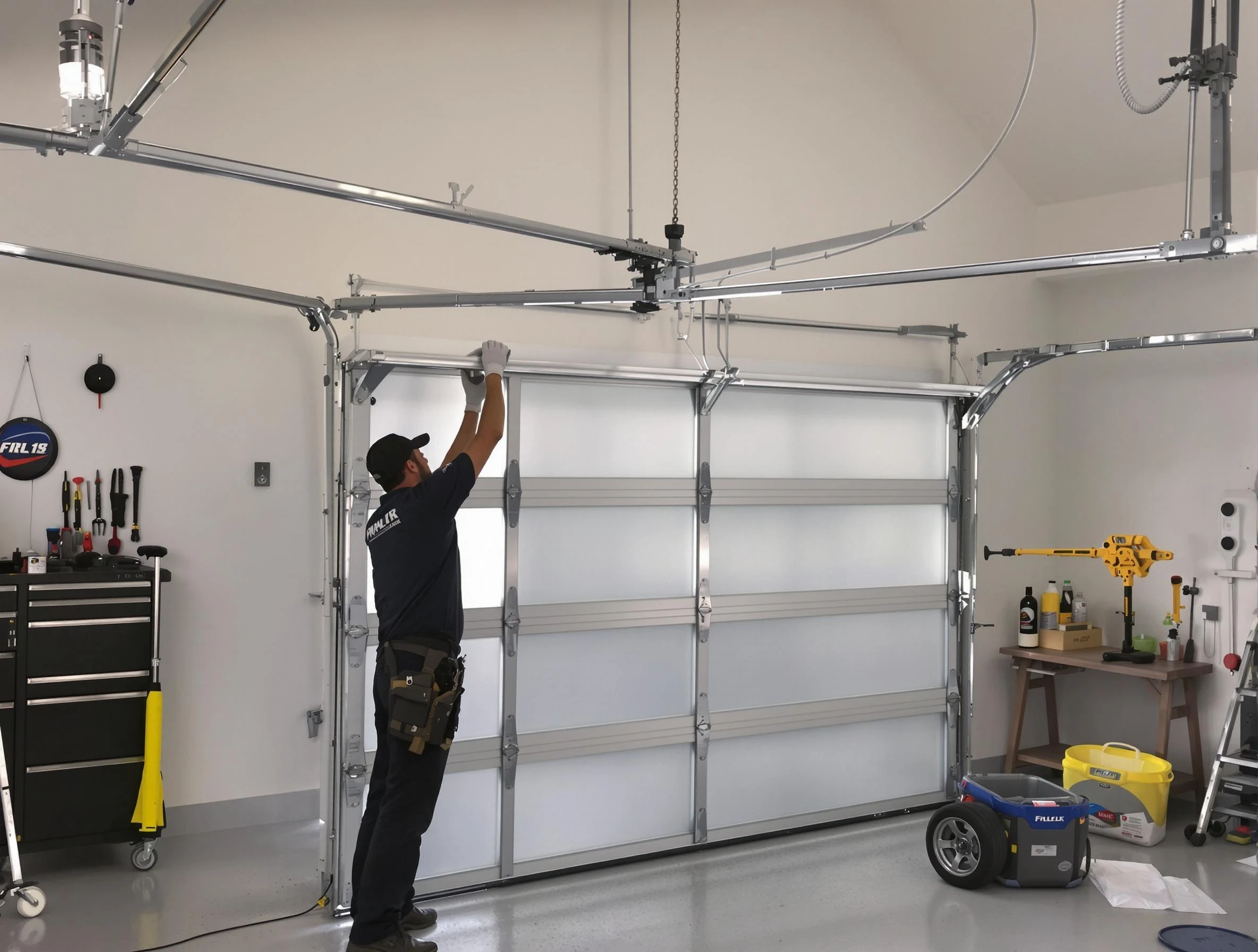 Englewood Garage Door Repair certified team performing precision garage door installation in Englewood